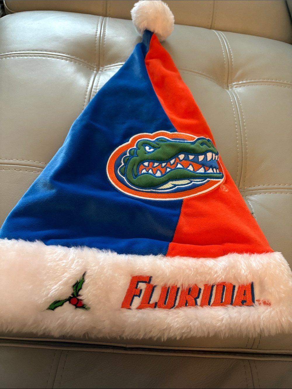Forever 21 Florida Gators Blue & Orange Holiday Santa Hat